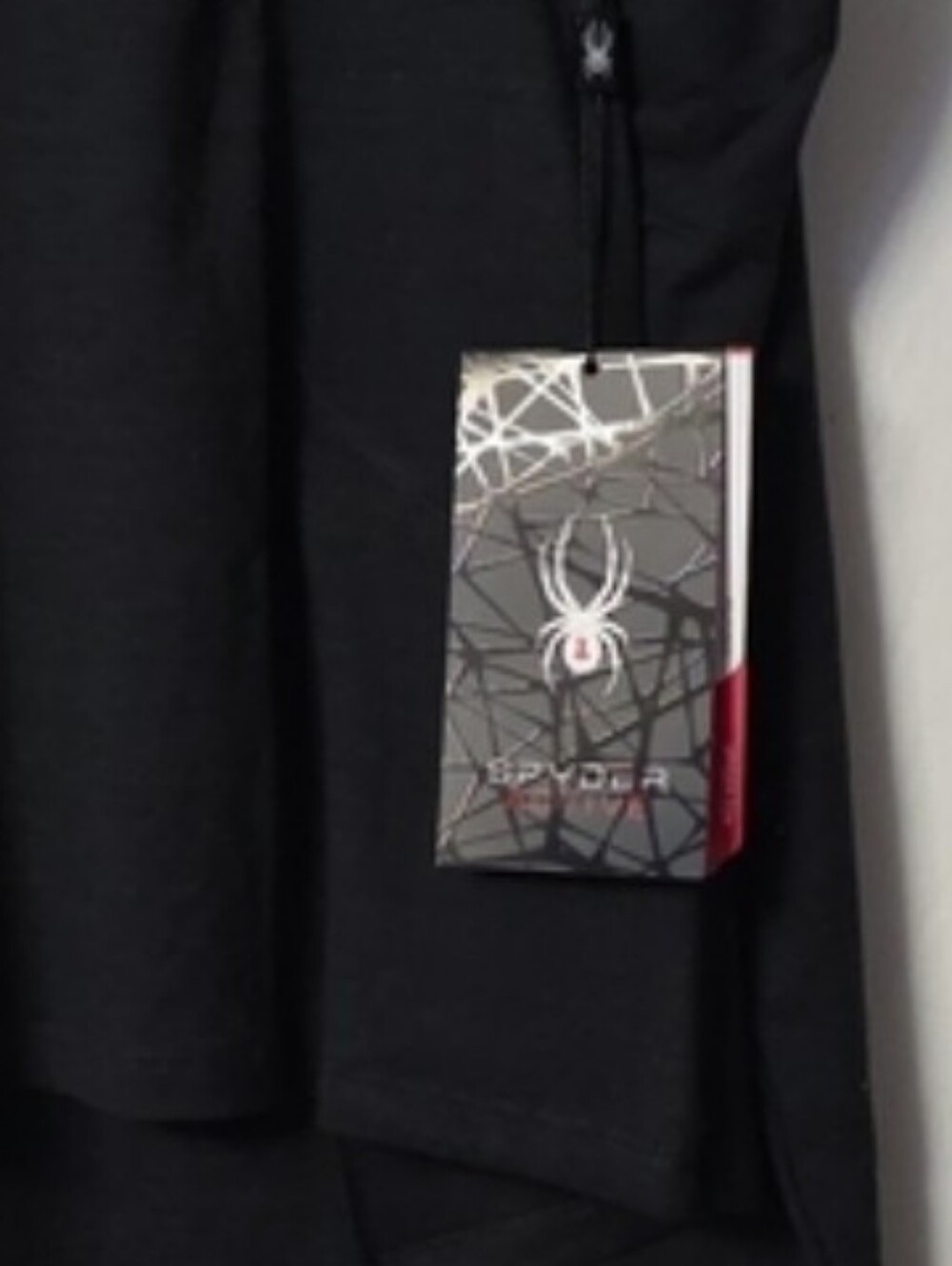 Spyder Black Long-Sleeve Crew Active Shirt